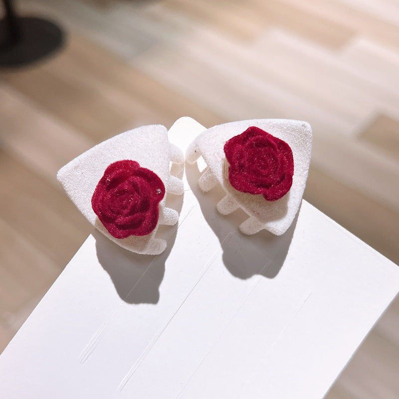 Children's Cute Stereo Flower Bow Tie Barrettes