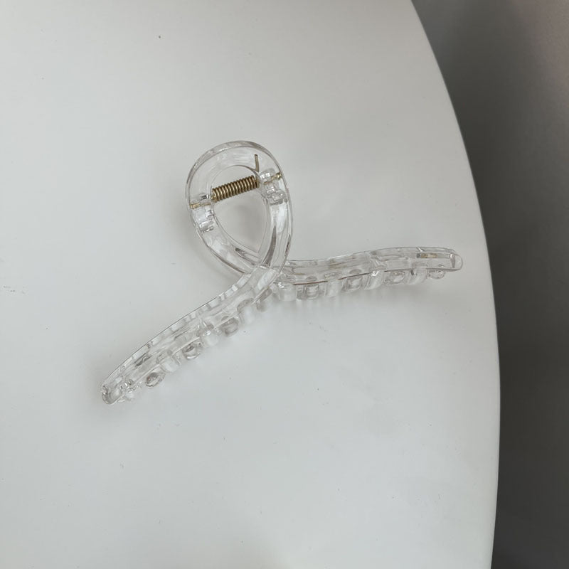 Acrylic Oversized Jelly Palette Hair Shark Clip