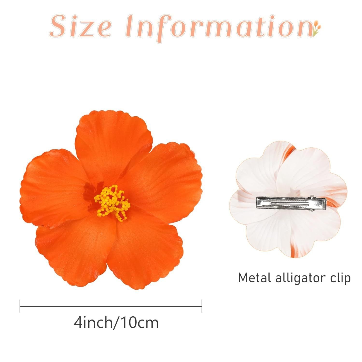 Popular Best Bohemian Beach Vacation Flower Hair Clip For Women Fashion Girl Accessories