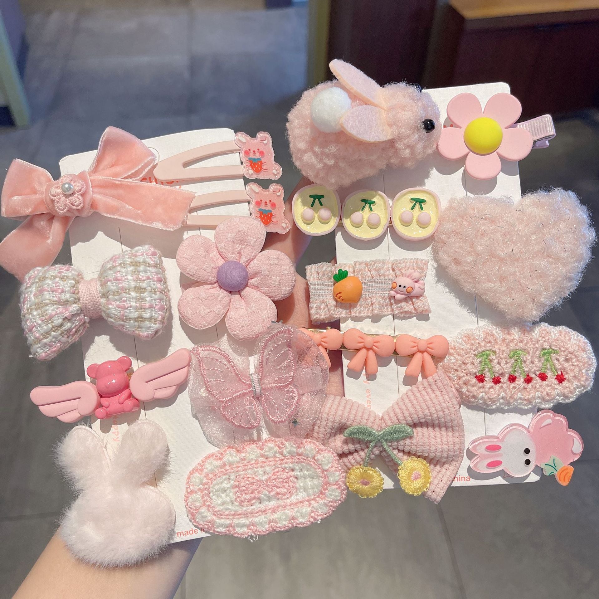 New Plush Cute Sweet Children Barrettes