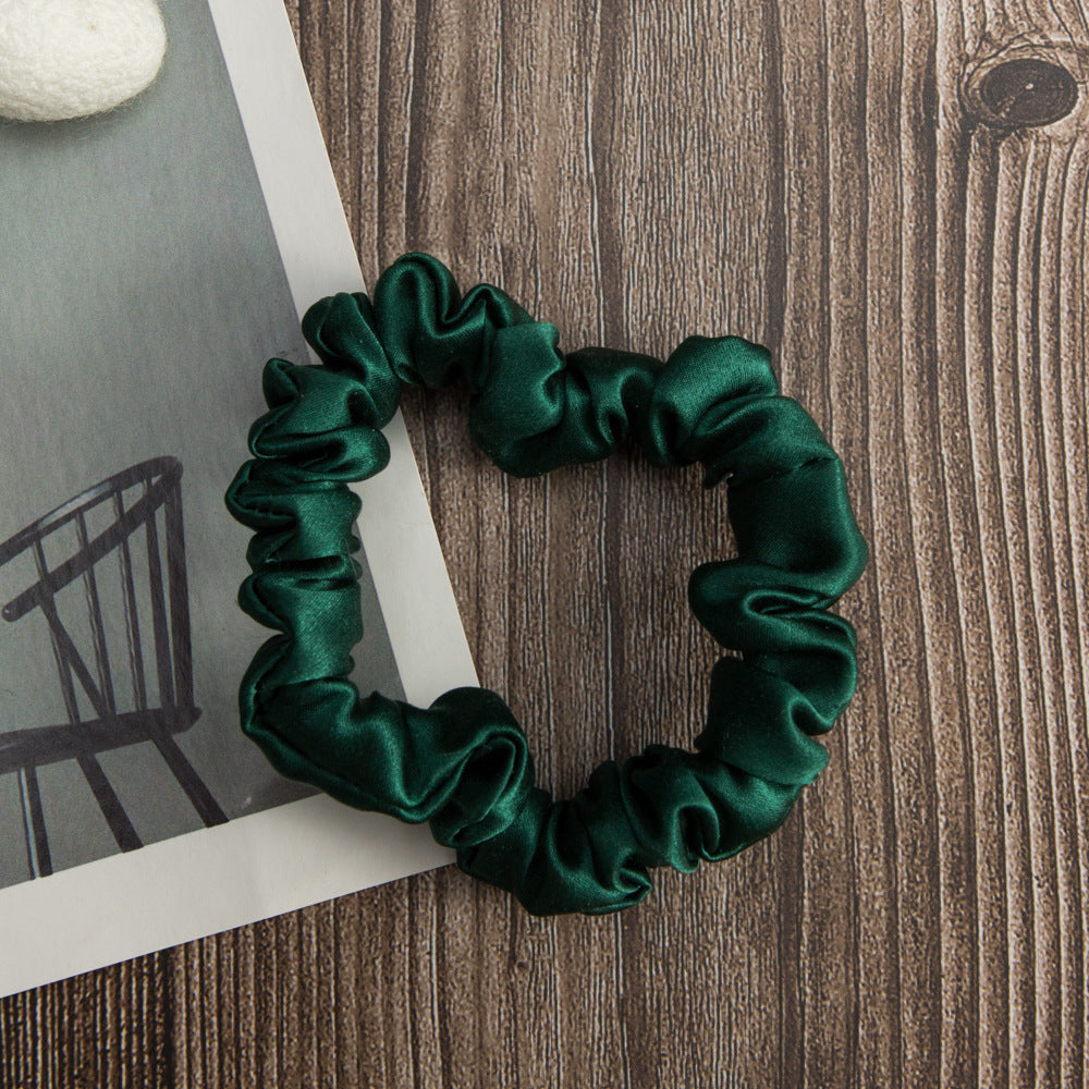 Silk Rubber Band Elastic Hair Accessories Bundle Colon Ring