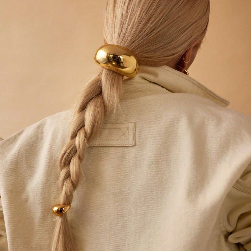 U-shaped Alloy Rope High Sense Ponytail Hair Ring