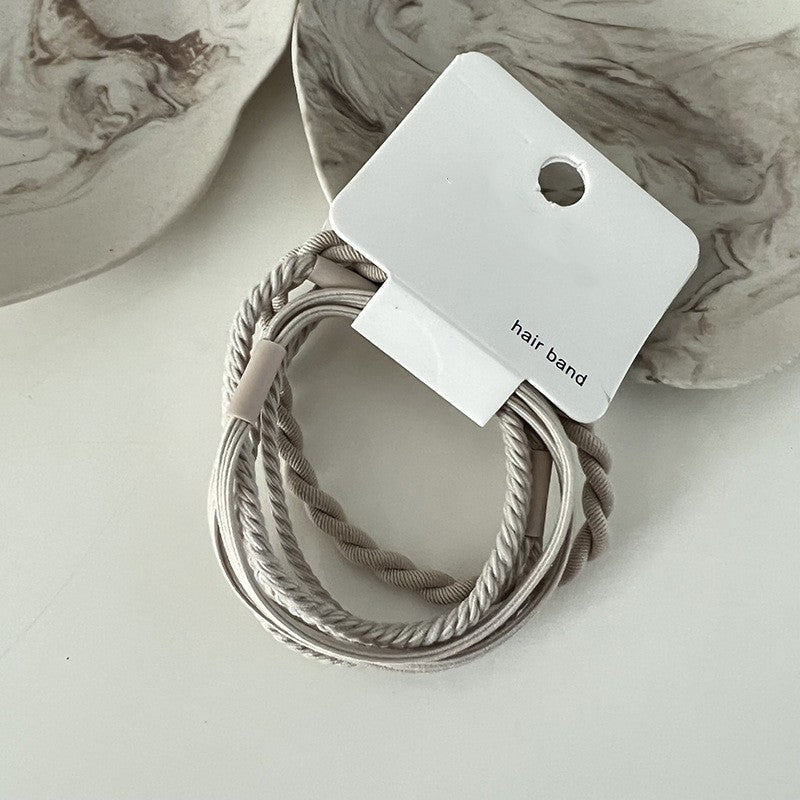 High Elastic Hair Band Simple Color Hair Ring