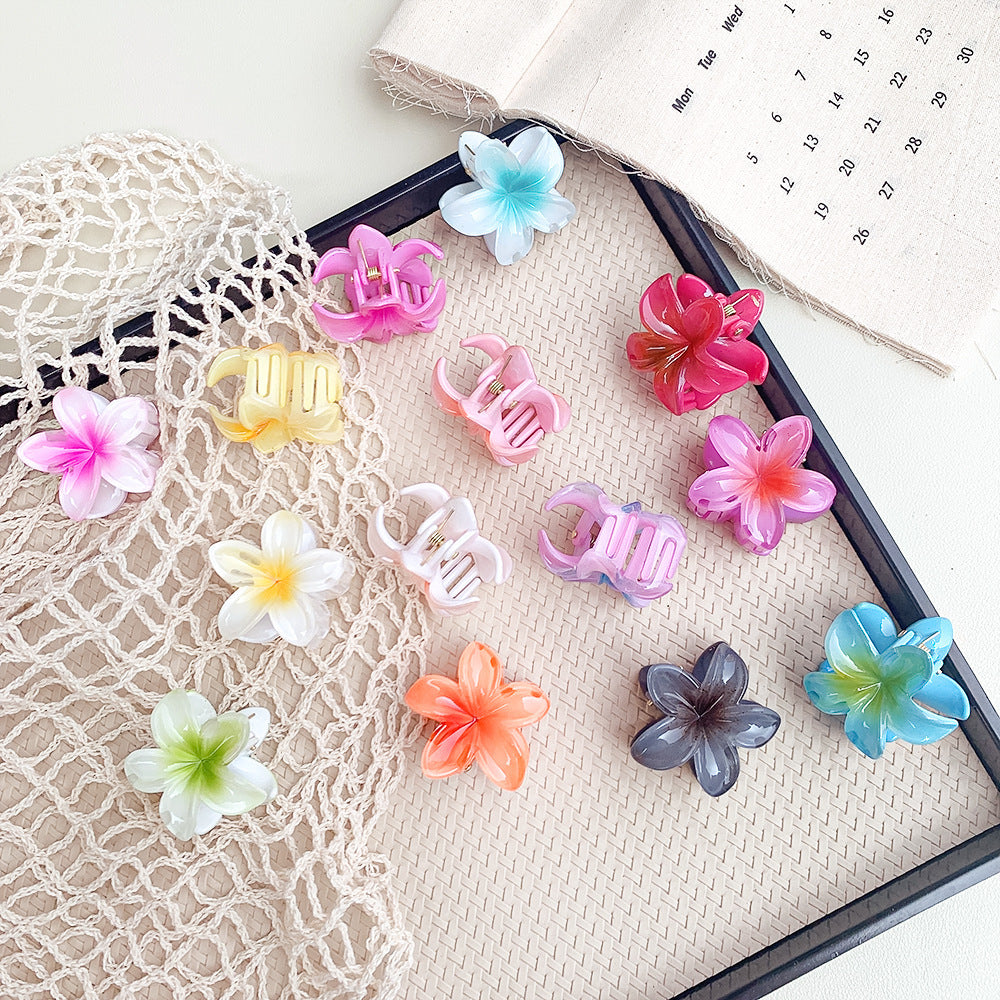 Sweet Girl Plumeria Rubra Barrettes