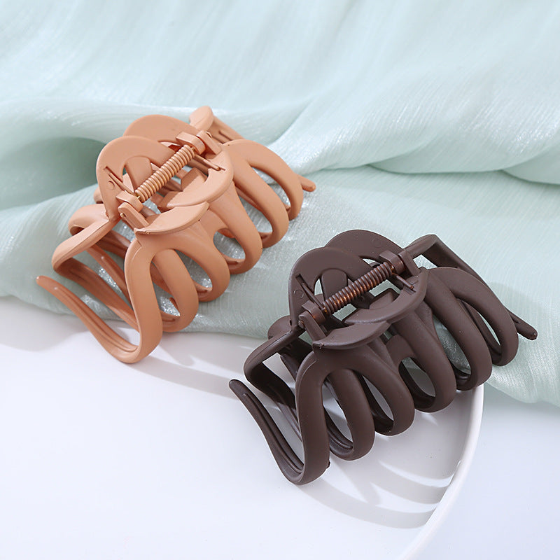 Women's Fashion Frosted And Matte Barrettes