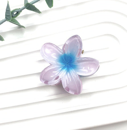 Sweet Girl Plumeria Rubra Barrettes