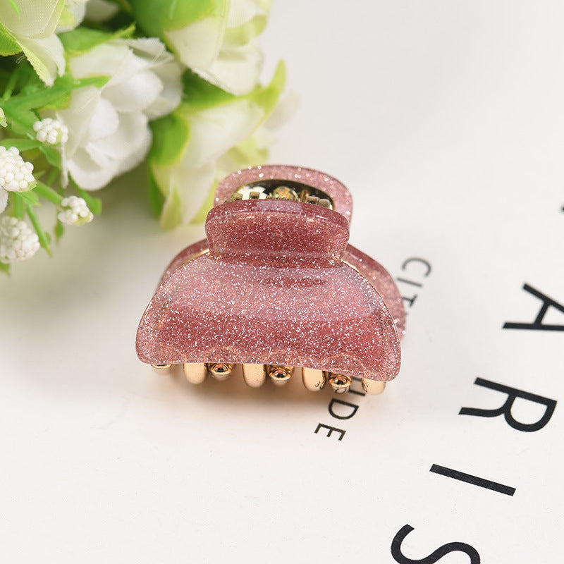 Fashion Small Size Acrylic Barrettes Ponytail Hairpin