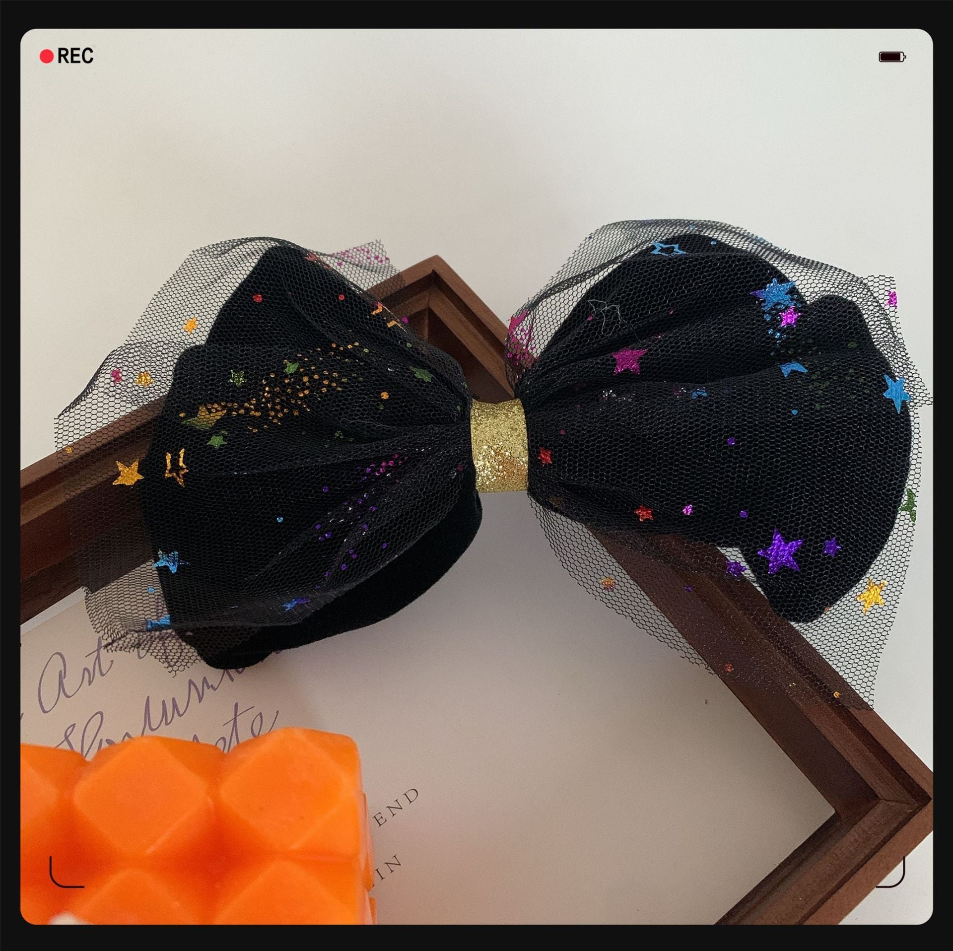 Children's Pumpkin Skull Barrettes Halloween Bat Barrettes