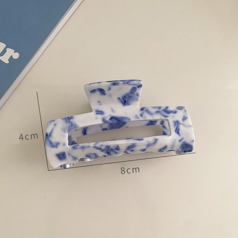 Acetate Plate Catch Clip Back Head Dish Hair Claws
