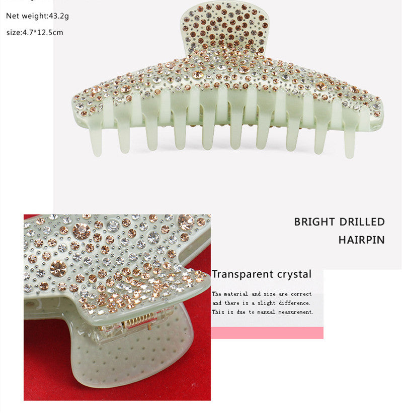 Artistic Retro Cellulose Acetate Sheet Grip Barrettes