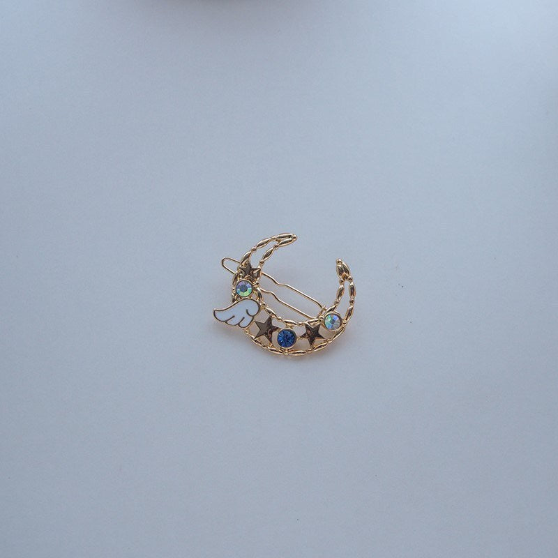 Ear Hairpin Starry Sky Super Fairy Clip Hairpin Short Hair Side Word Clip