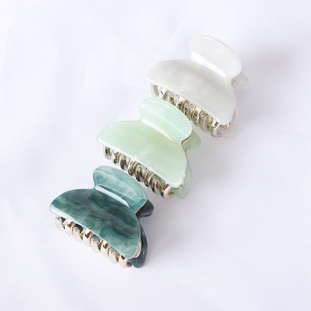 Women's Fashion Personalized Acrylic Printing Barrettes