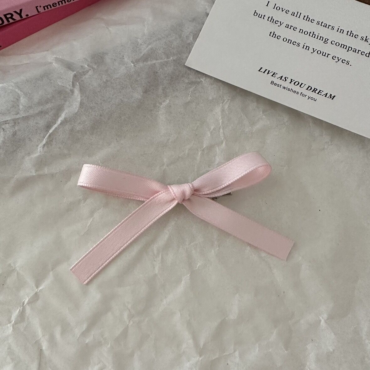Sweet Girl Bow Ribbon Barrettes