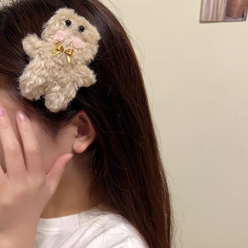 Cute Plush Cartoon Barrettes Japanese Girl Headdress