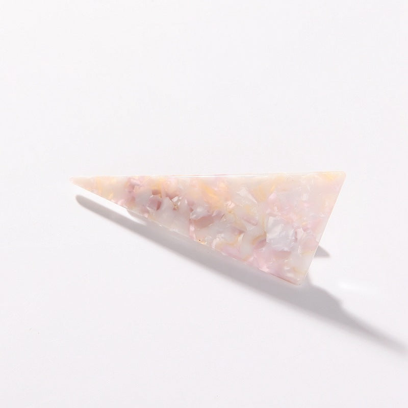 Fashion Personality New Acetate Marble Hair Clip