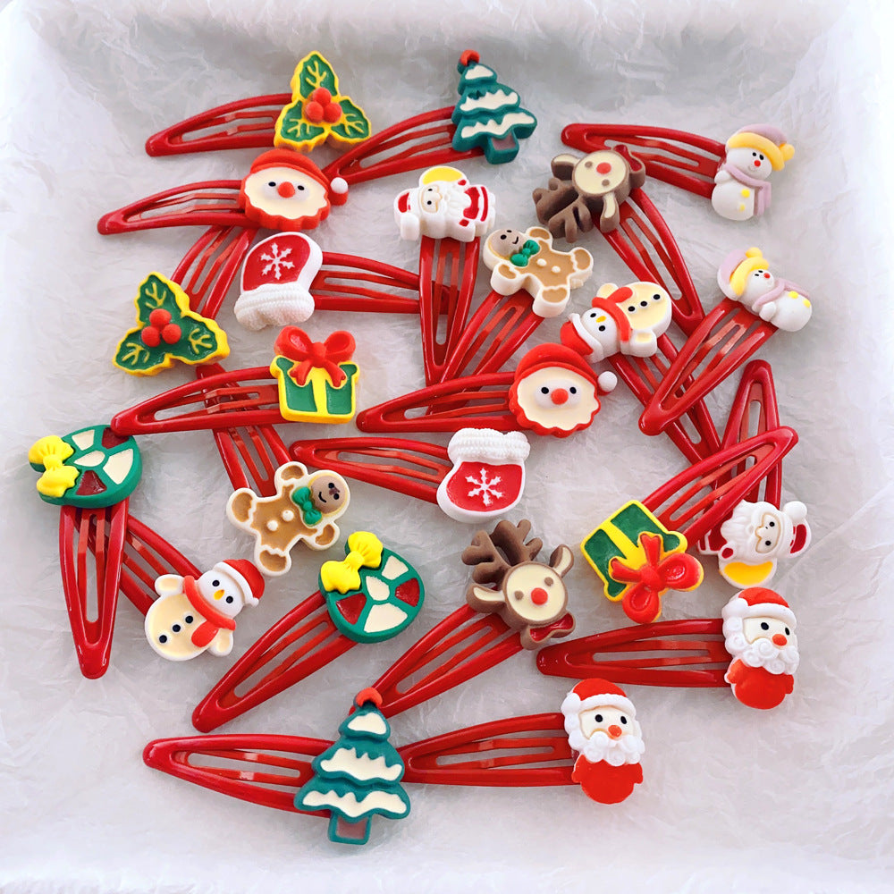 Children's Fashion Simple Christmas Hair Clip