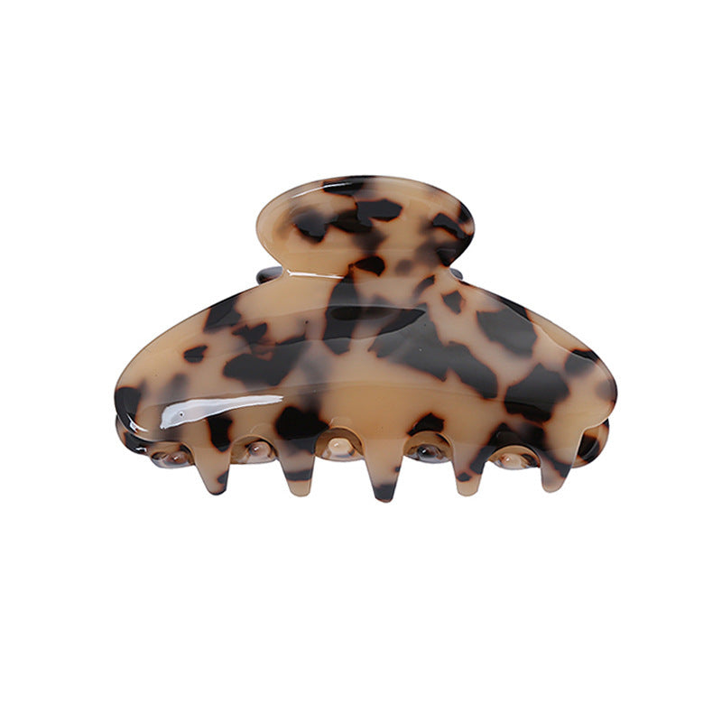 Women's Fashion Retro Hair Accessories Acetate Geometric Curved Hair Clip