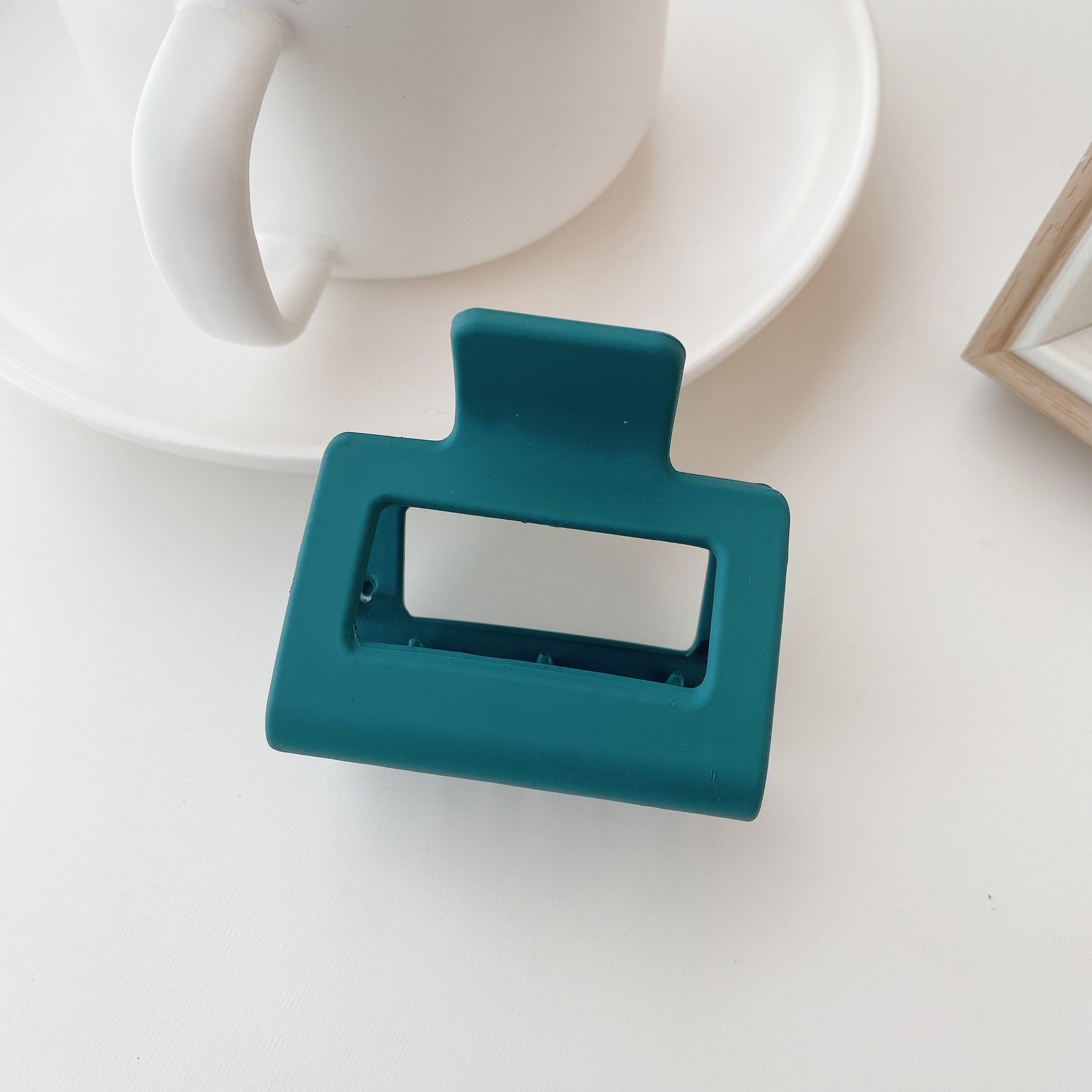 Hair Accessories Girl Hair Clip Frosted Style 5cm Square