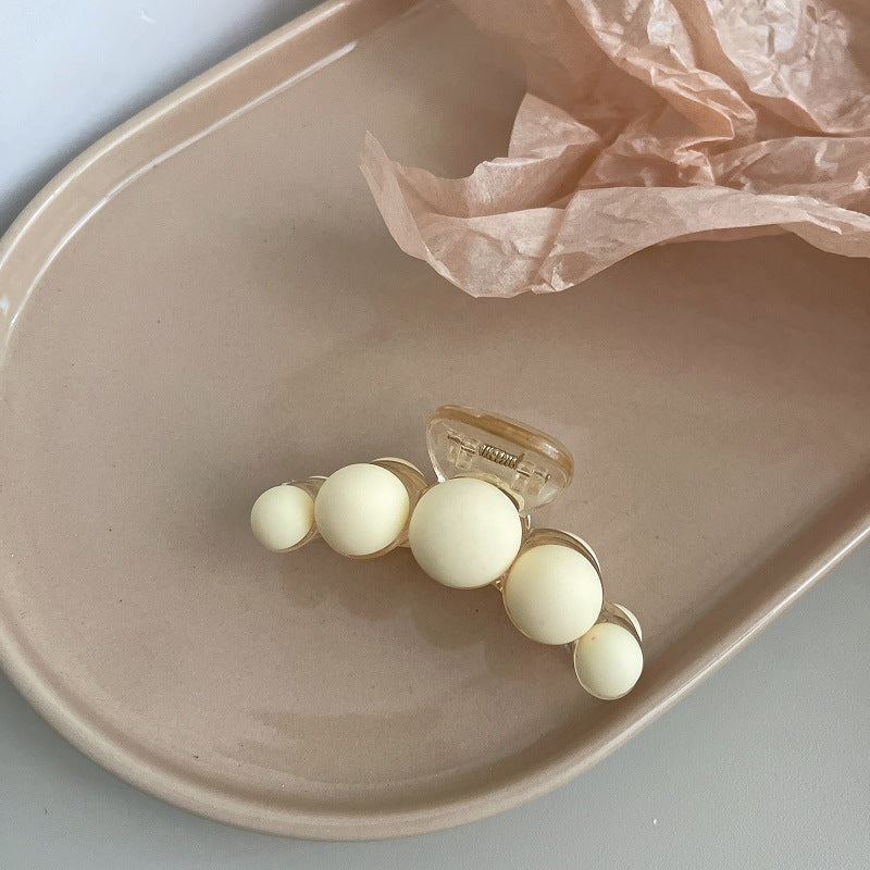 Women's Fashion Cream Color Barrettes