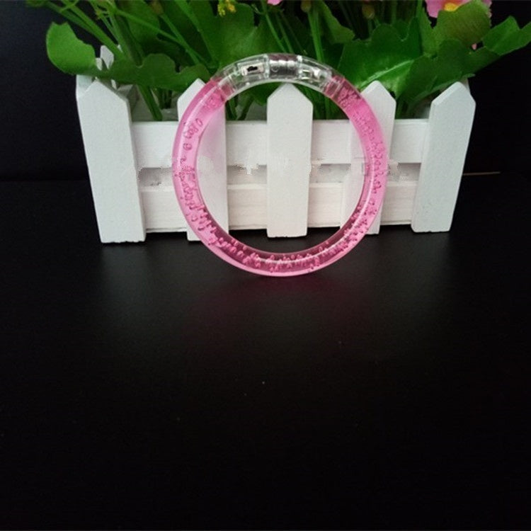 Acrylic Flash Bracelet Hair Ring Fluorescent Stick Party Cheering Props Children's Toy Stall Night Market Hot Sale