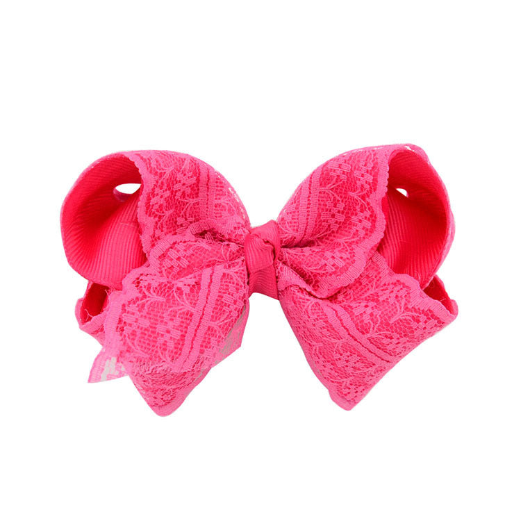 Ribbed Bubble Flower Children's Hair Clip Bow