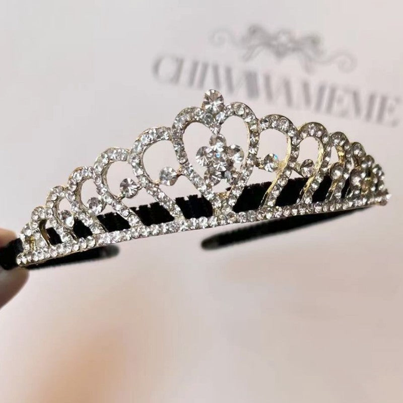 Girls Crown Headdress Children's Crown Princess Barrettes