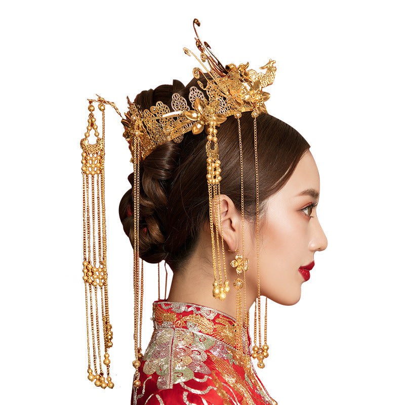 Best Headdress Wedding He Clothing Hair Accessories Antique Hair Crown Gold
