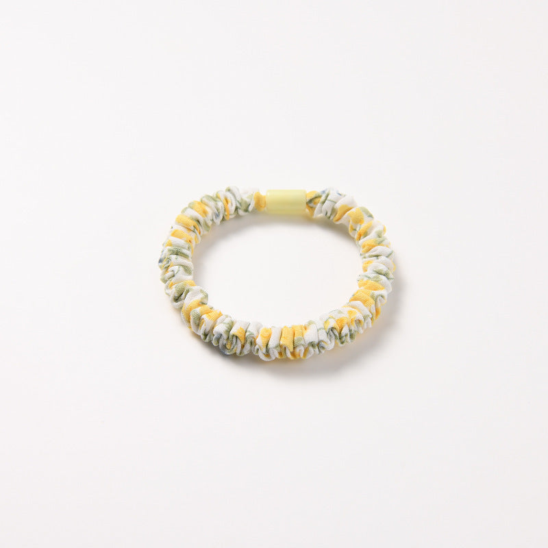 Korean Floral Children's Cute Hair String Rubber Band Hair Ring