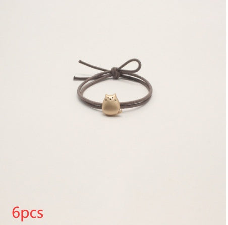 Women's Fashion Simple Cat-shaped Hair Ring