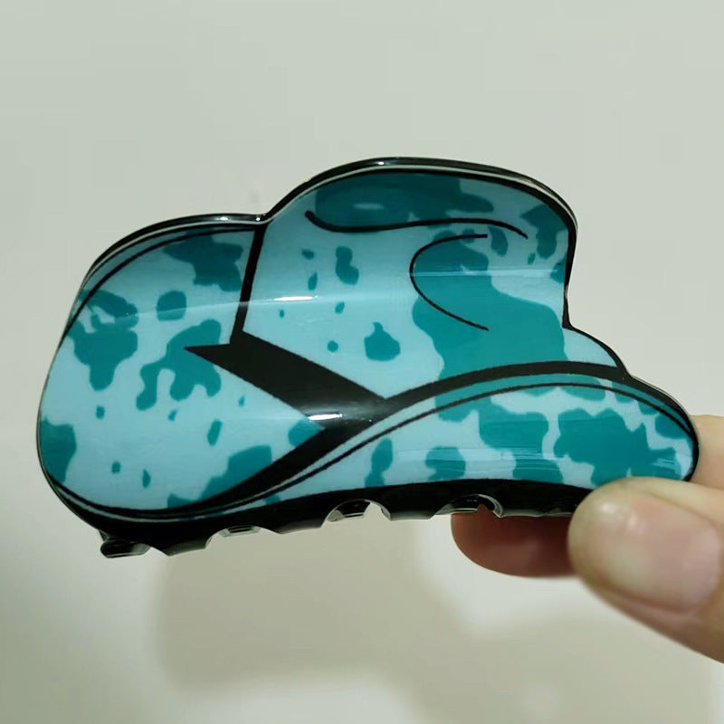 Retro Exotic Acrylic Barrettes