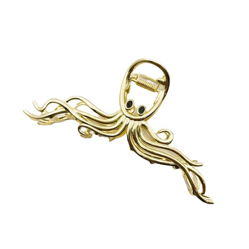 Octopus Big Hair Grab French Retro Back Head Shark Clip Side Clip Grip Female