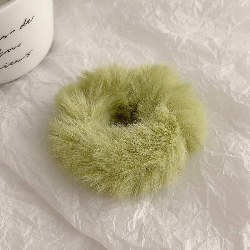 Cute Plush Intestine Hair Ring  Scrunchies  Girls' Hair Accessories