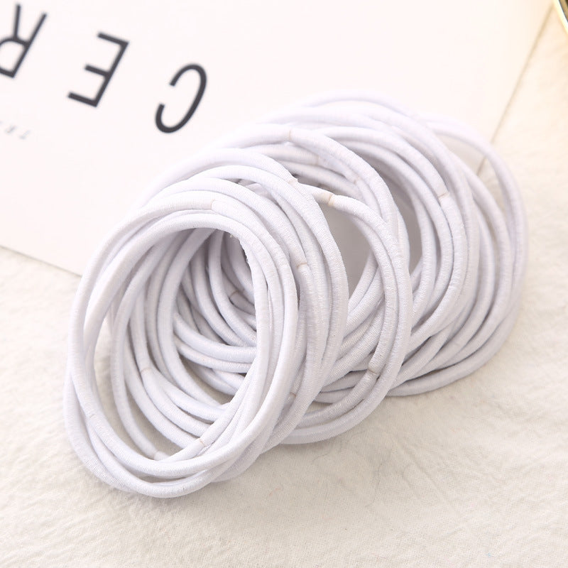 Fine Leather Band Hair Ring Jewelry