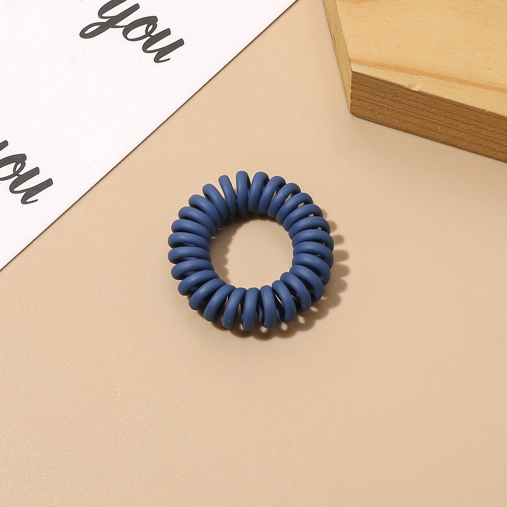 Cute Girl Hair-binding Highly Elastic Hair Rope Simple All-match Small Size Phone Line Hair Ring