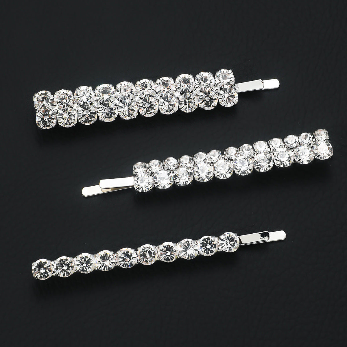 Fashion Word Clip Female Crystal Hair Accessories