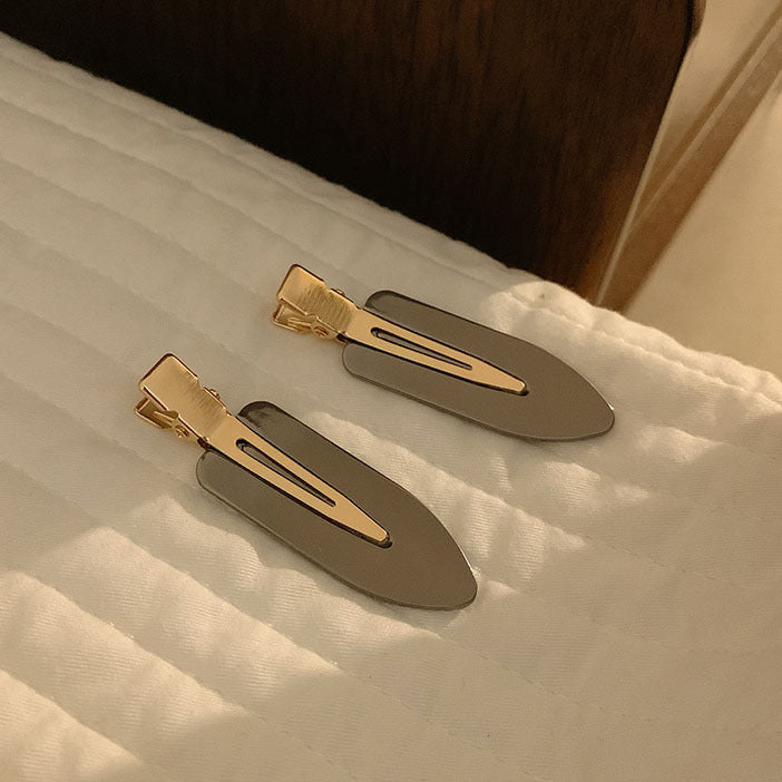 Popular Best Small Leaf Duckbill Clip DIY Seamless Hair Clip Handmade Material