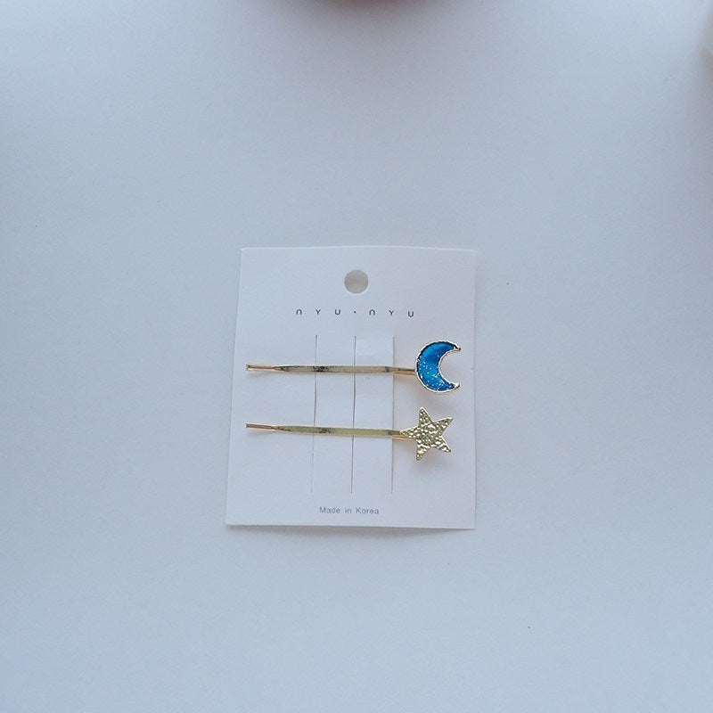 Ear Hairpin Starry Sky Super Fairy Clip Hairpin Short Hair Side Word Clip