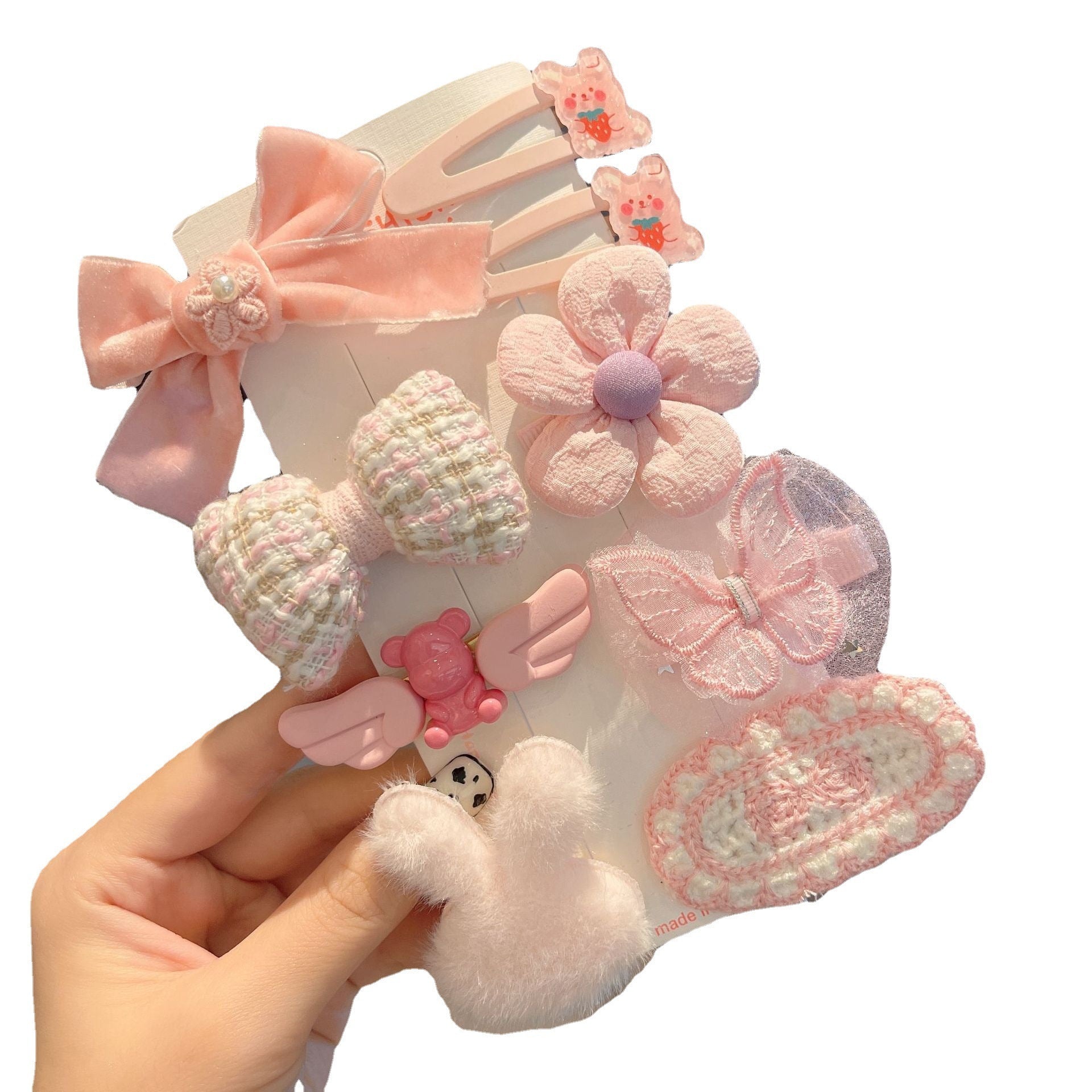 New Plush Cute Sweet Children Barrettes
