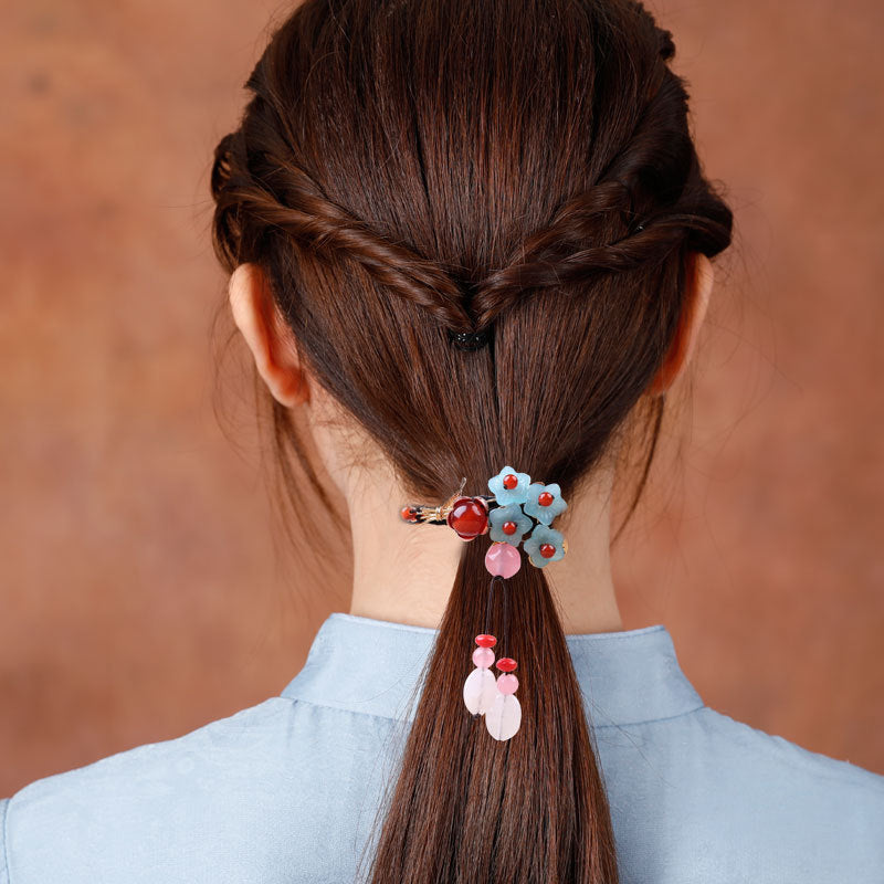 Best Glazed Retro Hair Ring Head Rope For Women