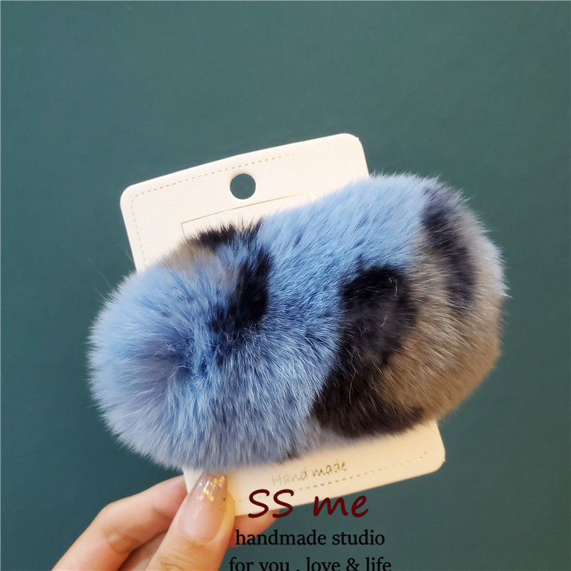 Women's Fashion Super Cute Plush Hair Clip