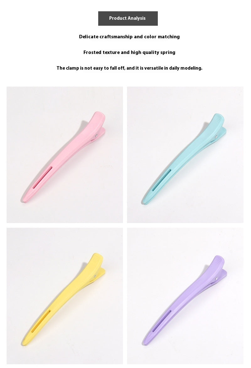 Clip Hairdressing Long Beak Clip Duck Barber Shop Hot Dyeing Partition Positioning Hair Cutting