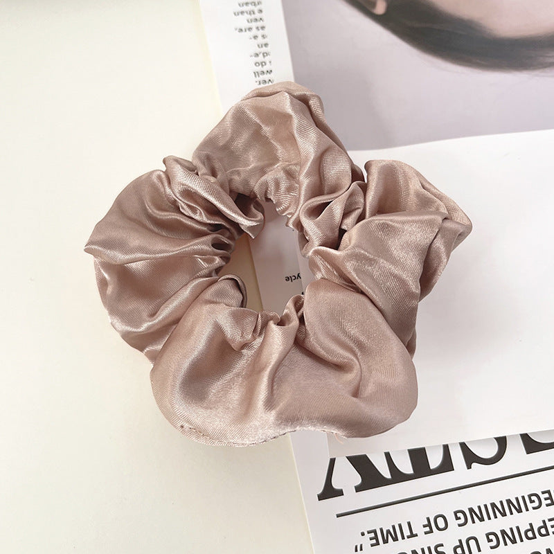 Small Scrunchies Intestine Ring Band Solid Color Hair Rope Simple