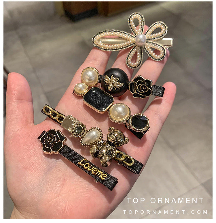Classic Style Headdress Fringe Clip Side Barrettes