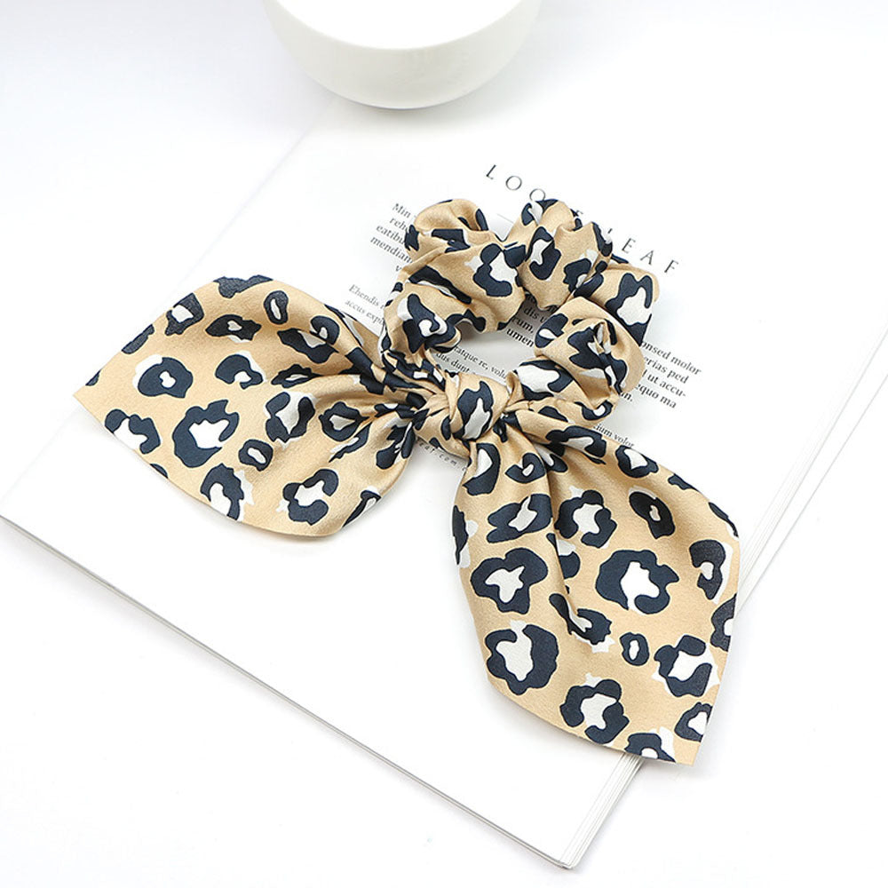 Pearl Pendant Large Intestine Scrunchies Hair Knot Knotted Big Bow Hair Rope