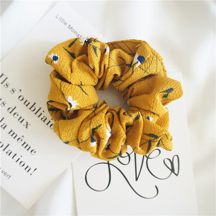 Spring and summer chiffon large intestine circle hair ring women