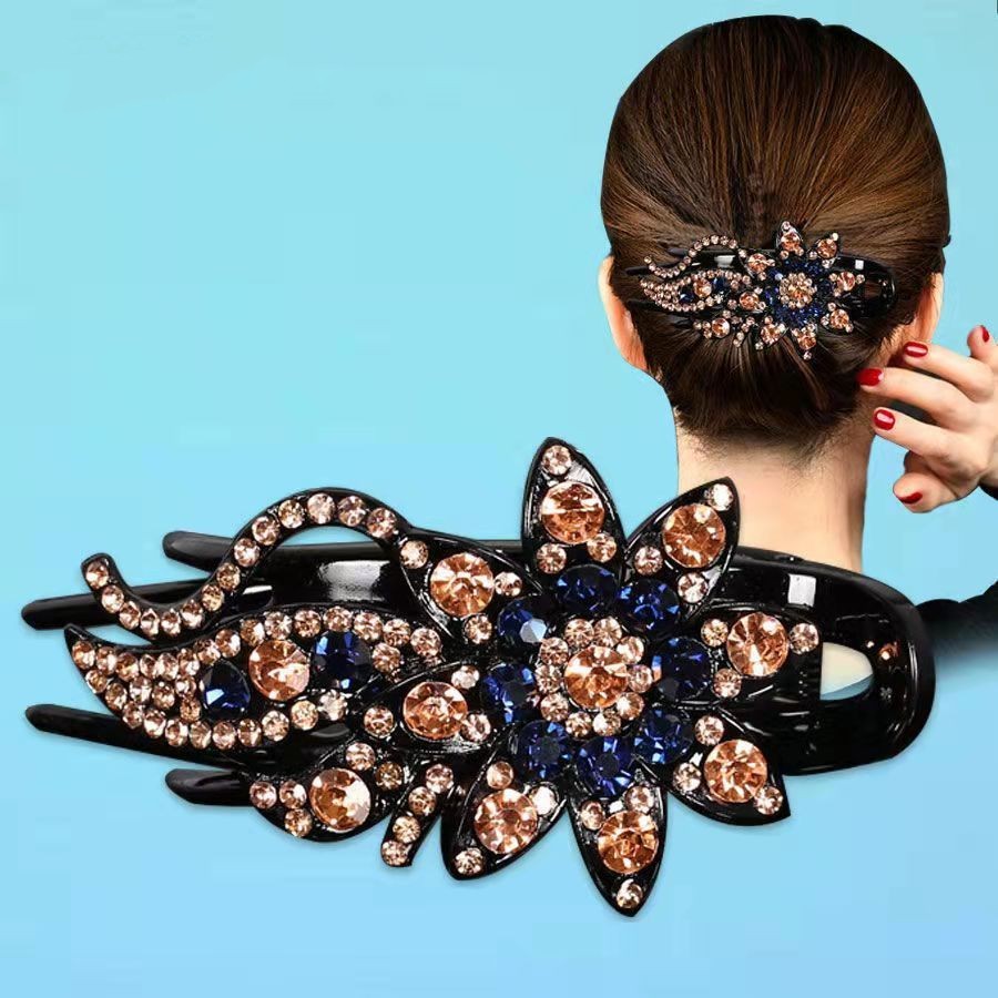 Elegant Three Tooth Clip Curly Hair