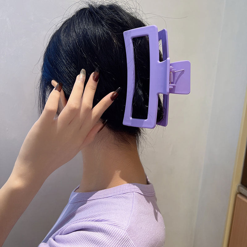 Volume Large Size Color Shark Clip Thick Hair Grip