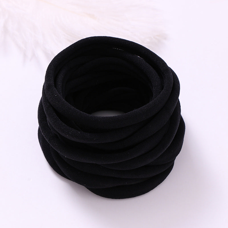 INS Seamless Nylon Fine Hair Band Children's Hair Ring Handmade DIY Baby Headband