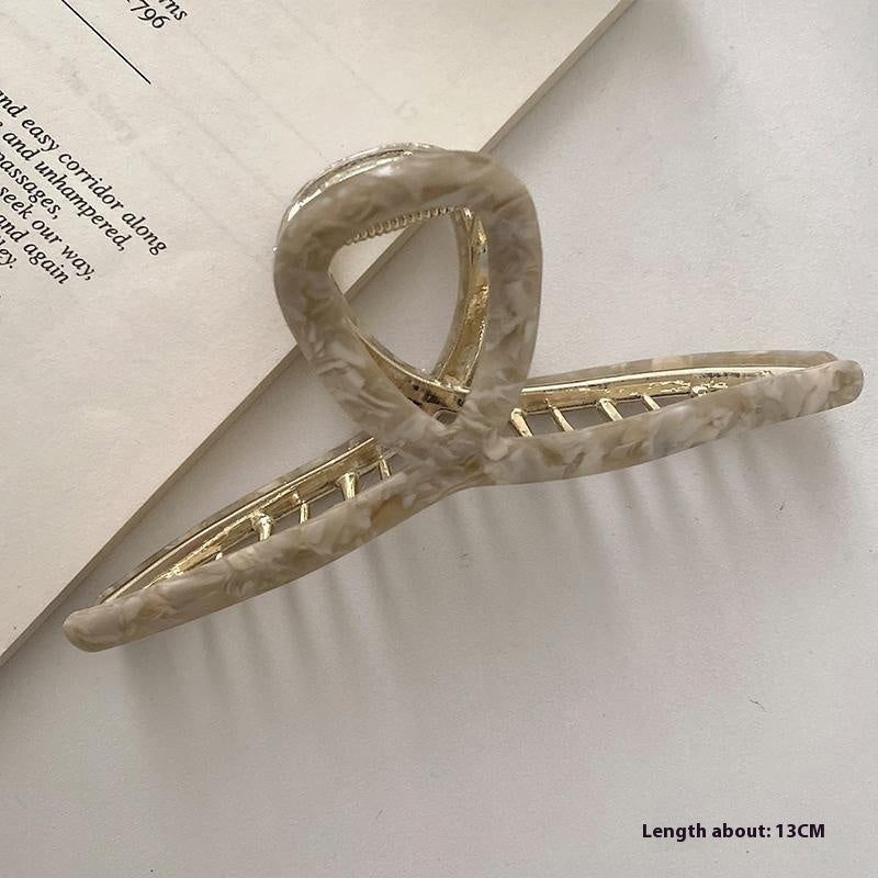 Best Retro French Simple Hair Clip Women