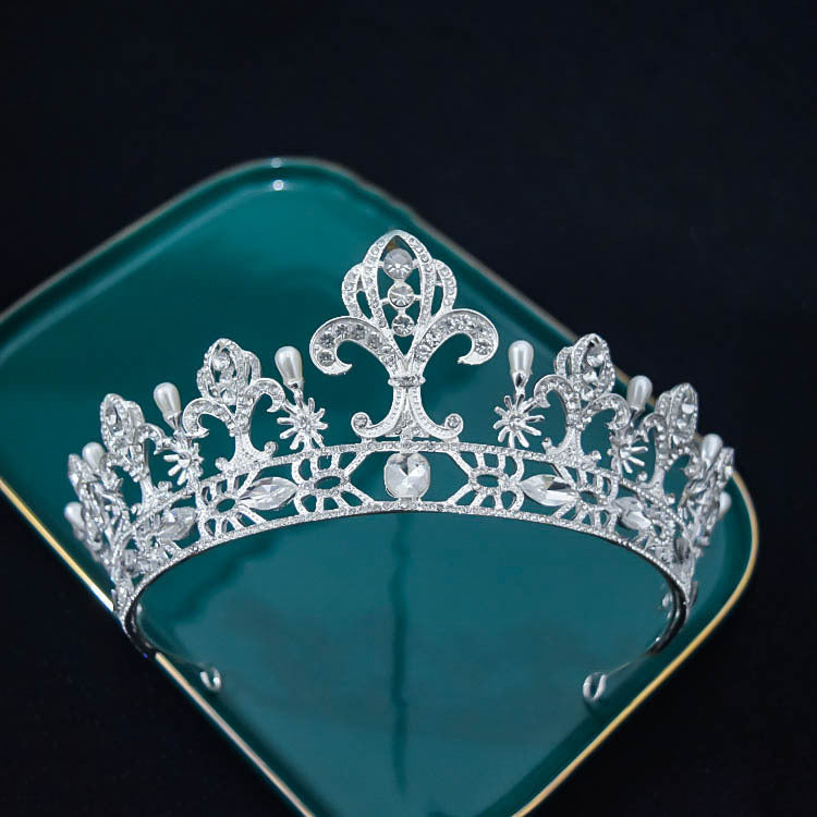 Best Bridal Crown European Queen Retro Crystal Hair Accessories